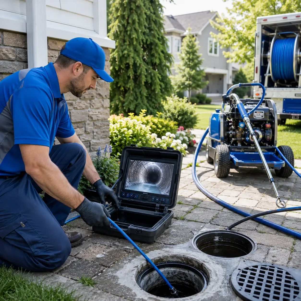 Outdoor drain cleaning professionals serving Lachine, MI