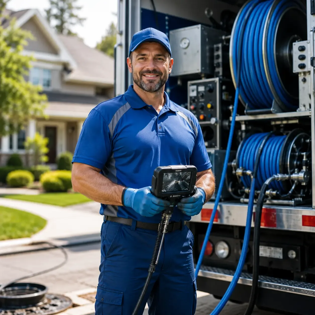Local outdoor drain cleaning specialists in Lachine, MI